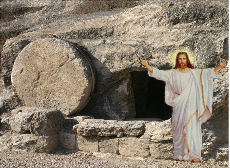 Jesus at Empty Tomb