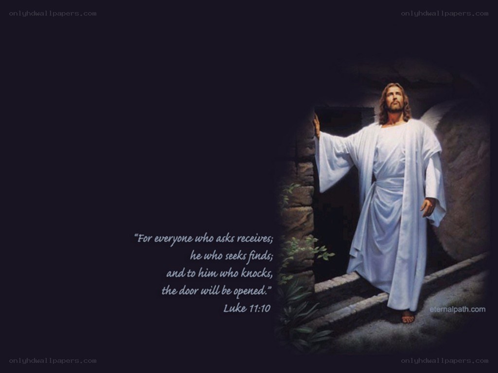 Jesus at the tomb