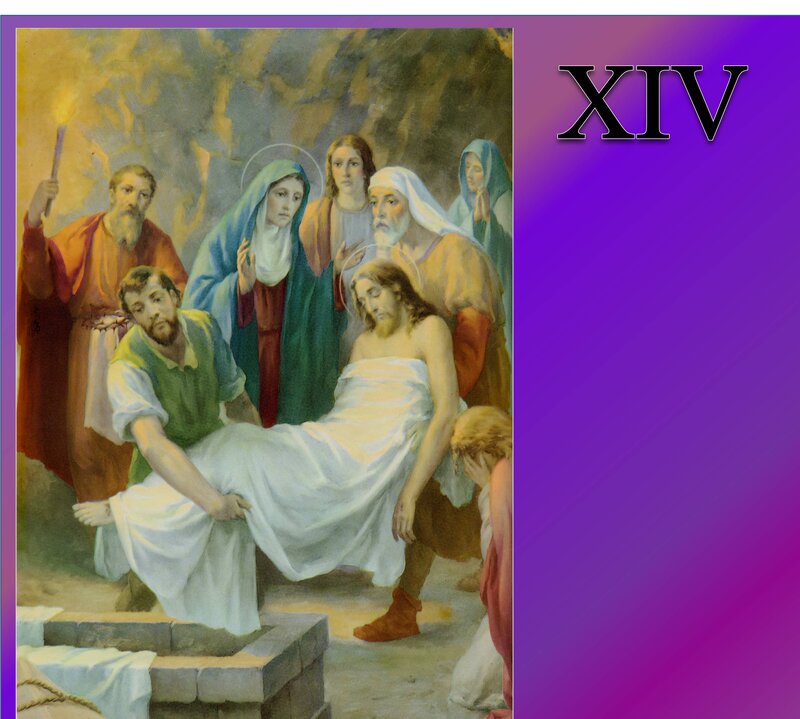 Jesus Being Laid in Tomb