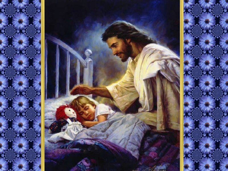 Jesus Blessing a Sleeping Child