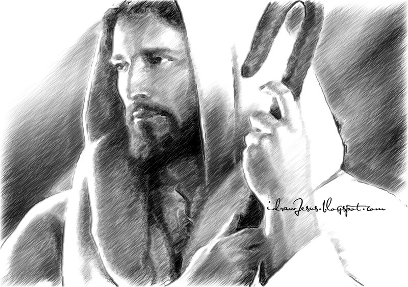Jesus Christ Figure — Black