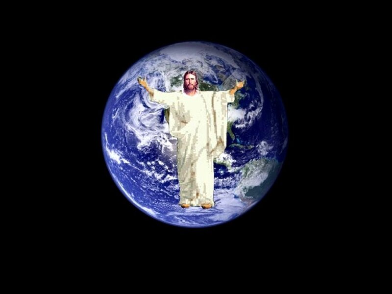 Jesus Christ Figure — Blue