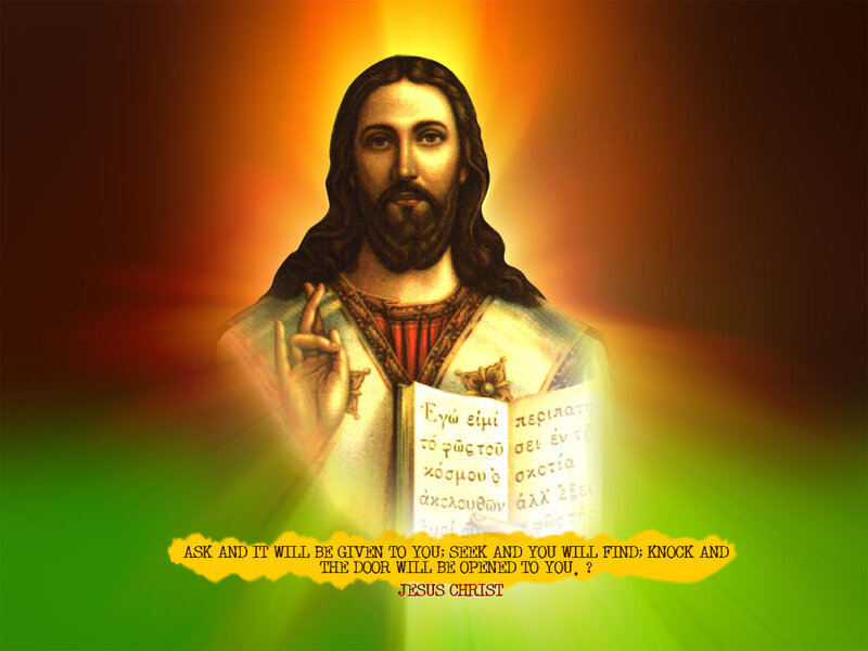 Jesus Christ Figure — Green, Dramatic