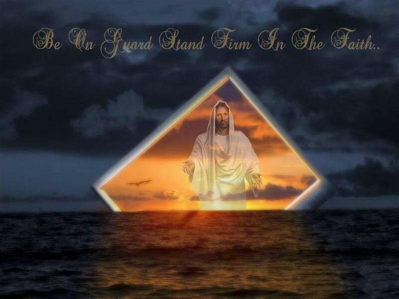 Jesus Christ Figure — Orange, Dramatic