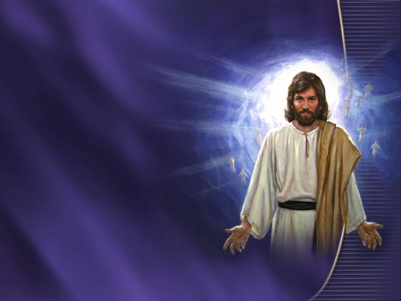 Jesus Christ Figure — Purple