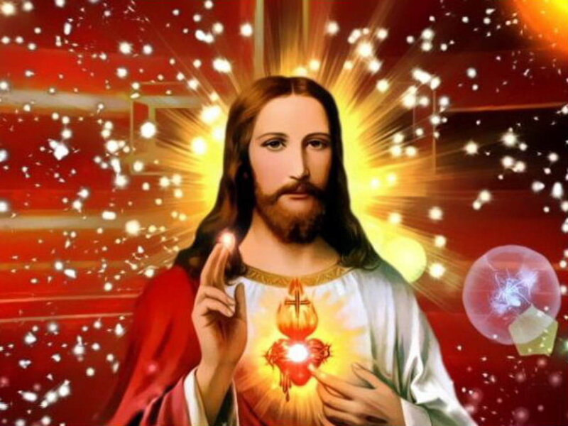 Jesus Christ Figure — Red, Divine