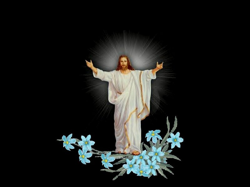 Jesus Christ Figure — White, Serene, Digital Art