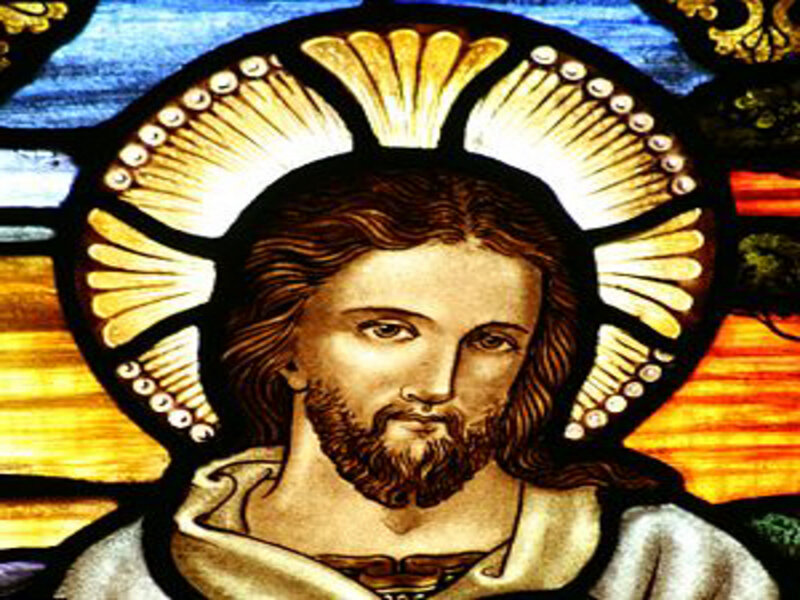 Jesus Christ in Stained Glass