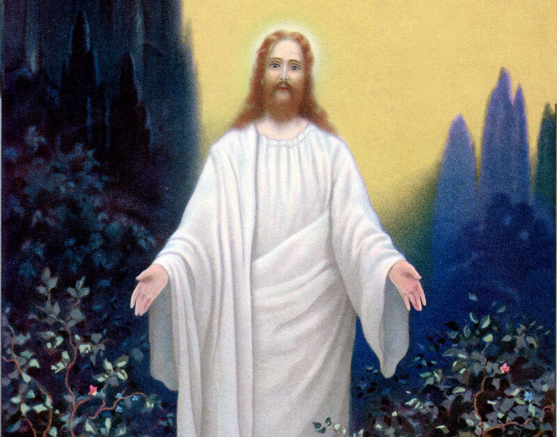 Jesus Christ in White Robe — Serene