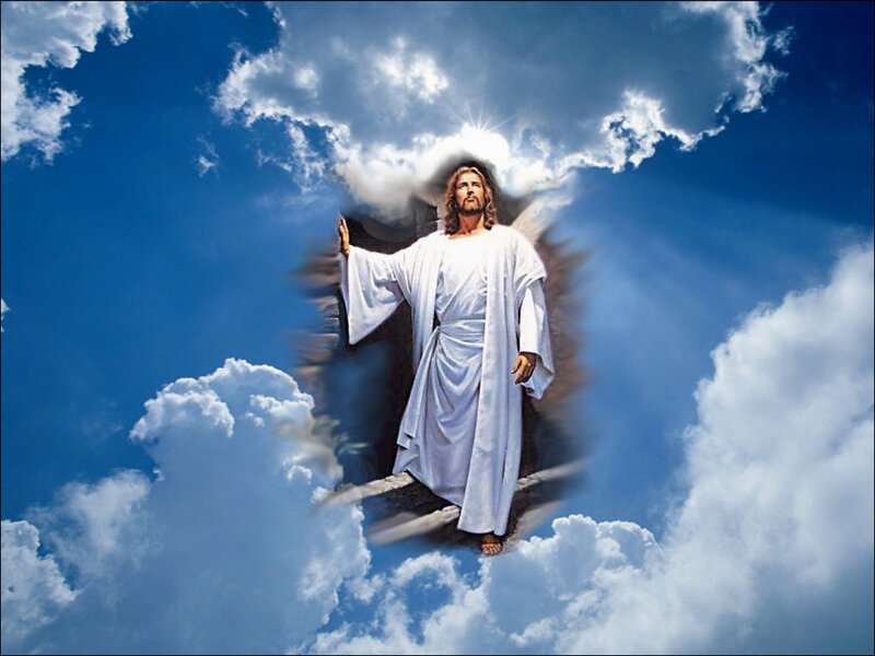 Jesus Christ in White Robe