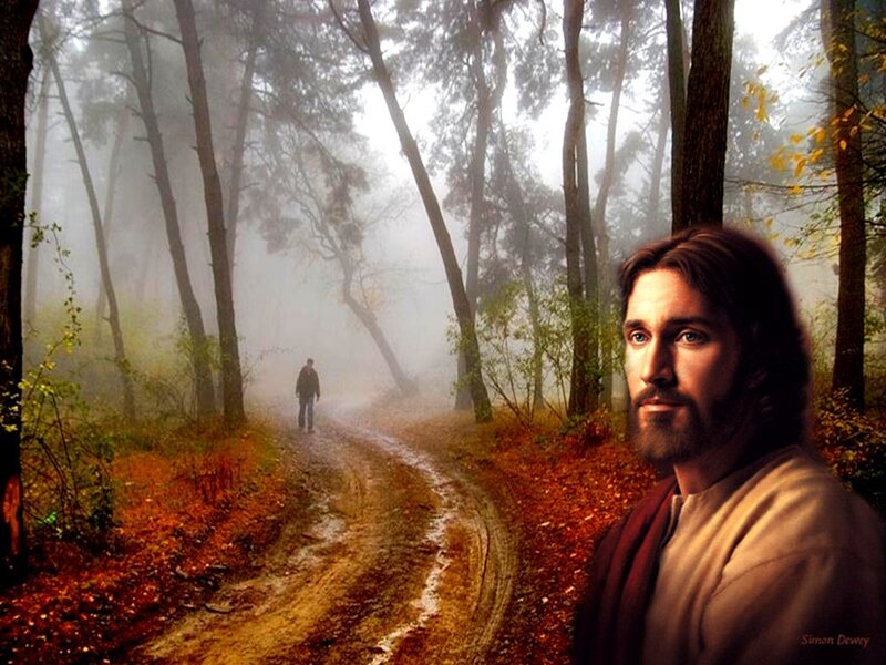 Jesus Christ Portrait — Brown