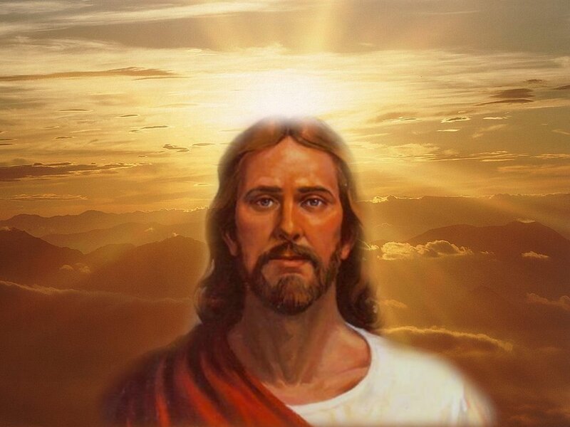 Jesus Christ Portrait — Gold