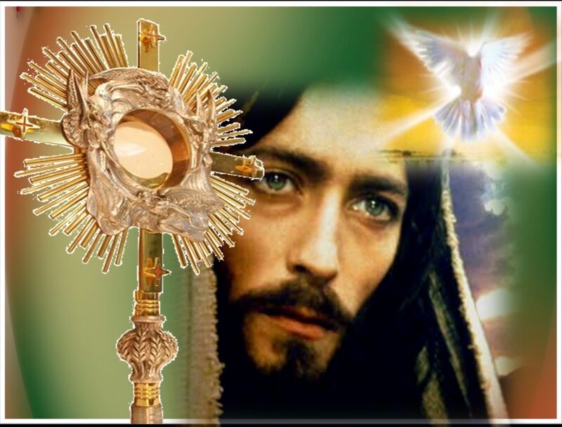 Jesus Christ Portrait — Green, Religious