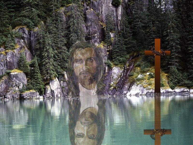 Jesus Christ Portrait — Green