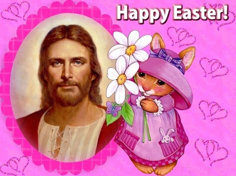 Jesus Christ Portrait — Pink