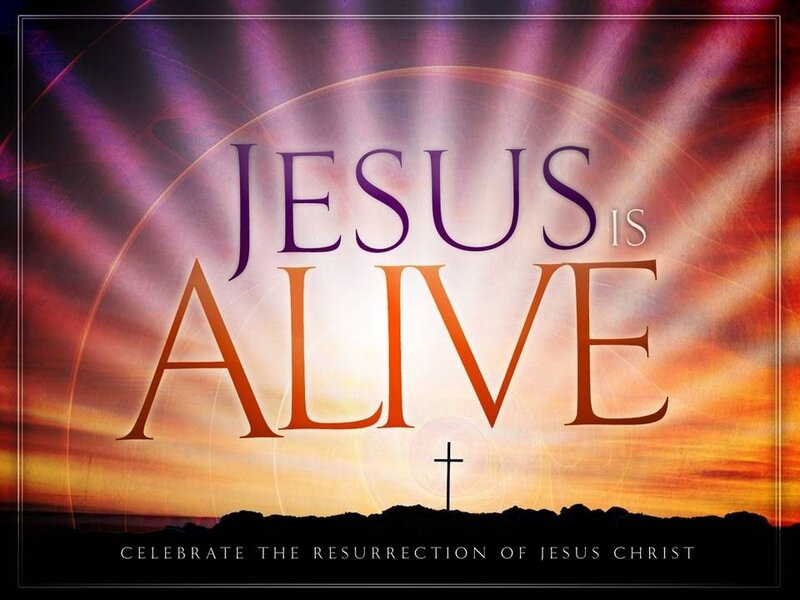 Jesus Christ Resurrection — Purple