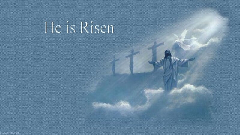 Jesus Christ Rising — Blue