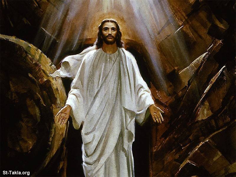 Jesus Christ Rising from Tomb