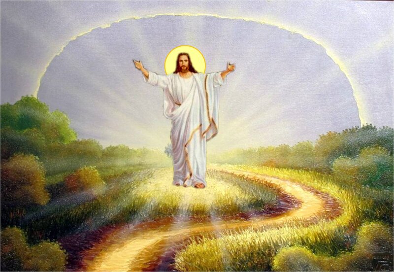 Jesus Christ Standing — White