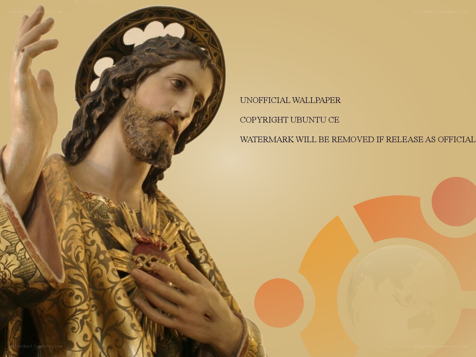 Jesus Christ statue wallpaper