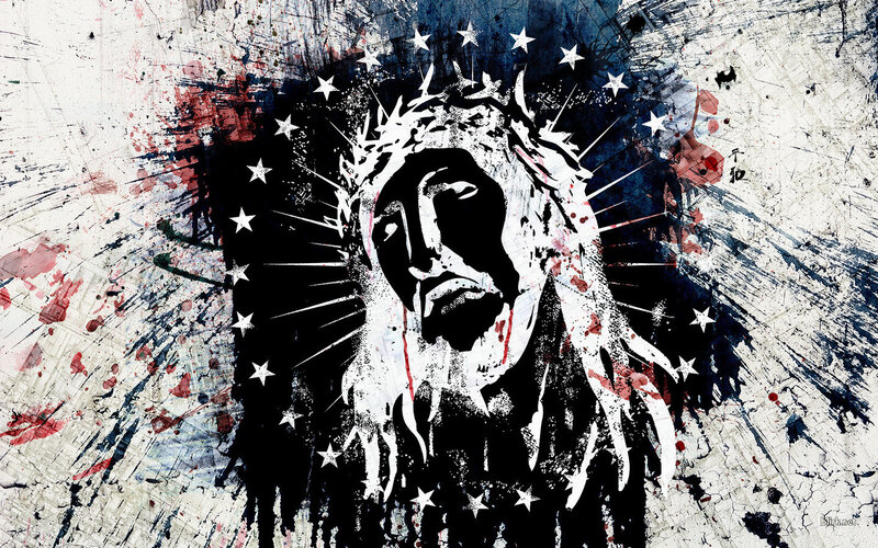 Jesus Christ with crown of thorns
