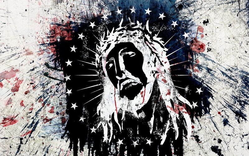 Jesus Christ with crown of thorns
