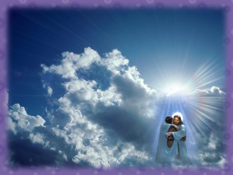 Jesus Embracing a Child