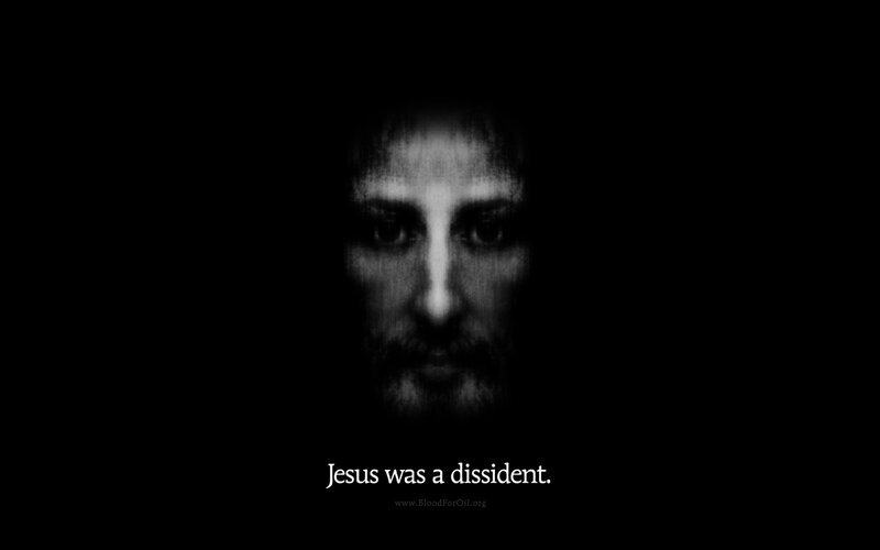 Jesus face with text