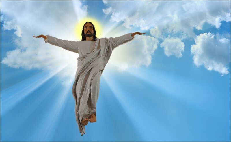 Jesus Figure with Halo