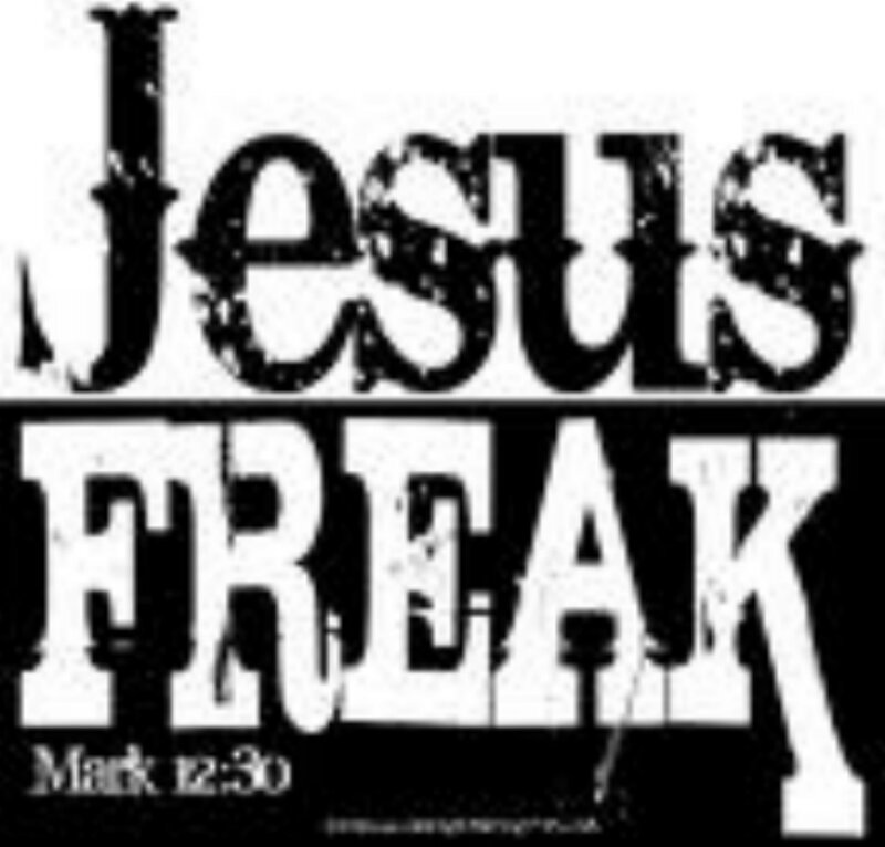 Jesus Freak text graphic