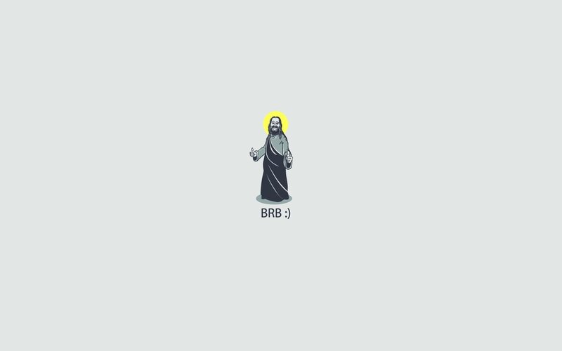 Jesus giving thumbs up