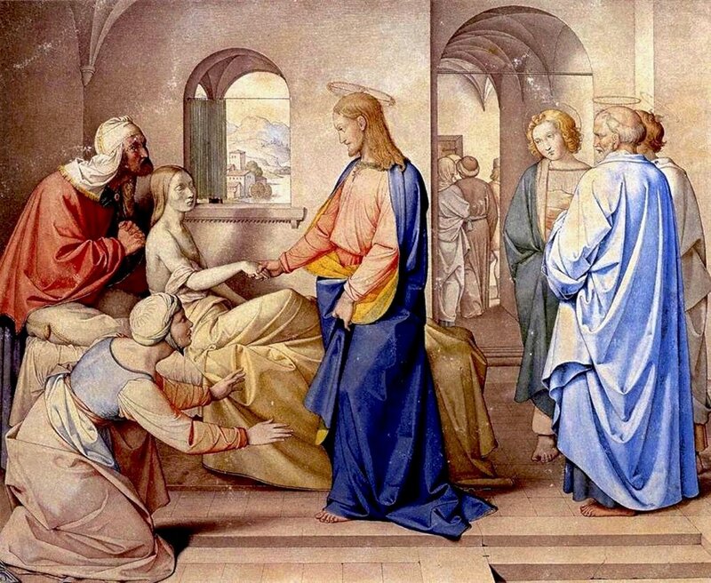 Jesus Healing Woman