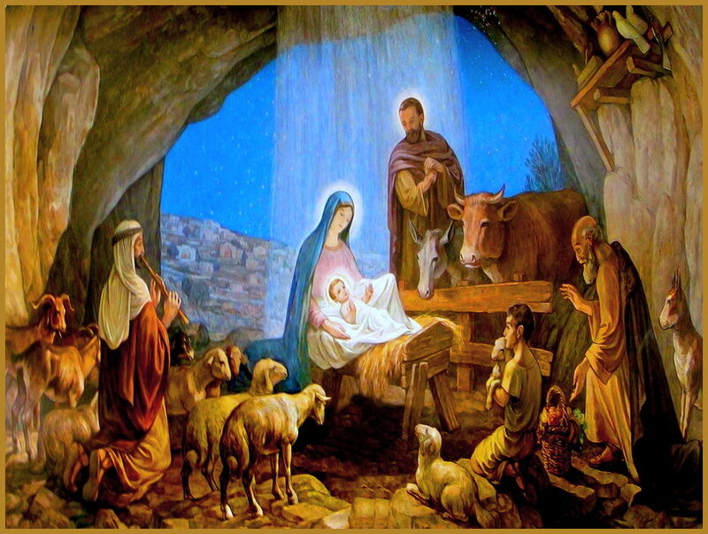 Jesus in a Manger