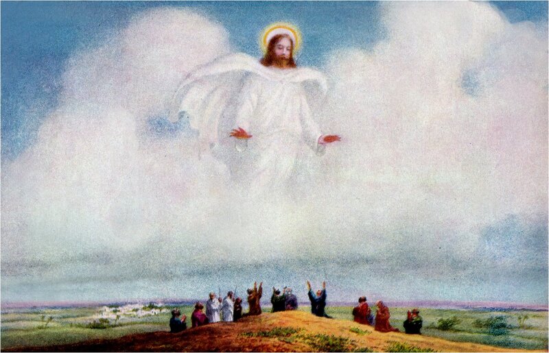 Jesus in Clouds