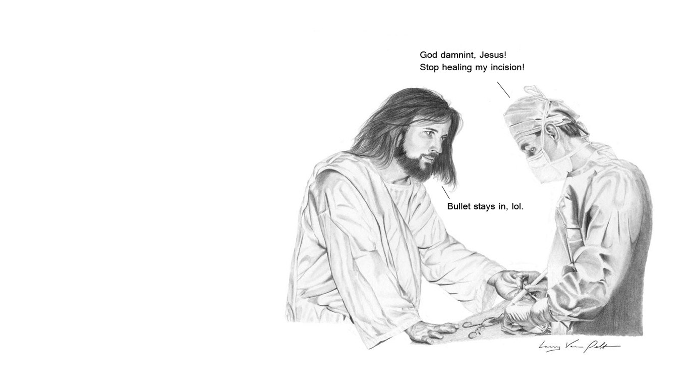 Jesus in the operating room