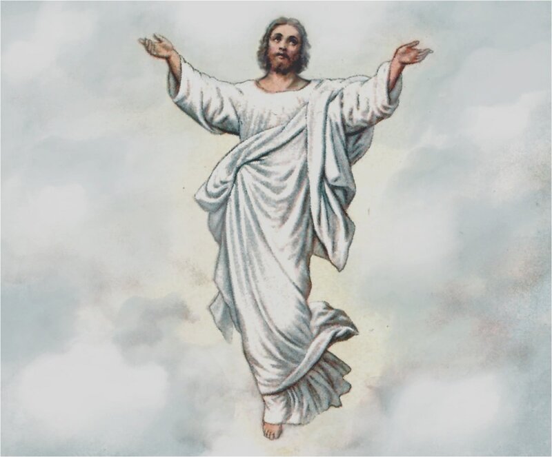 Jesus in White Robe — Serene