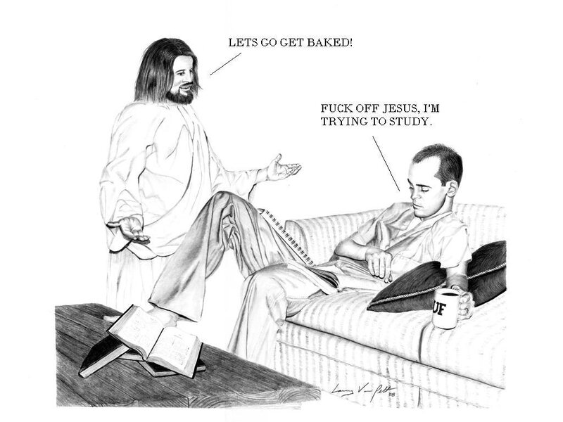 Jesus interrupts study time