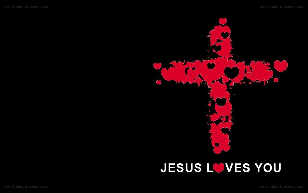 Jesus loves you cross