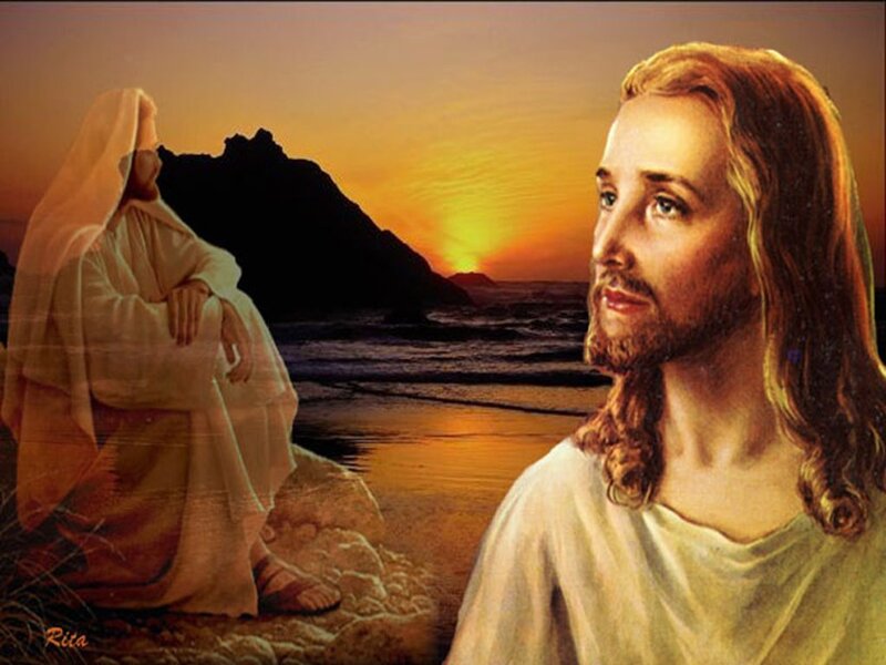 Jesus on a Beach