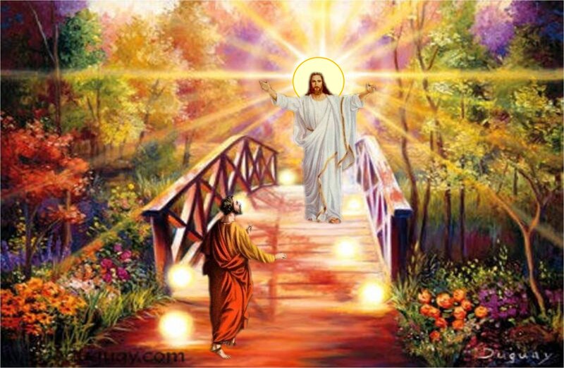 Jesus on a Bridge