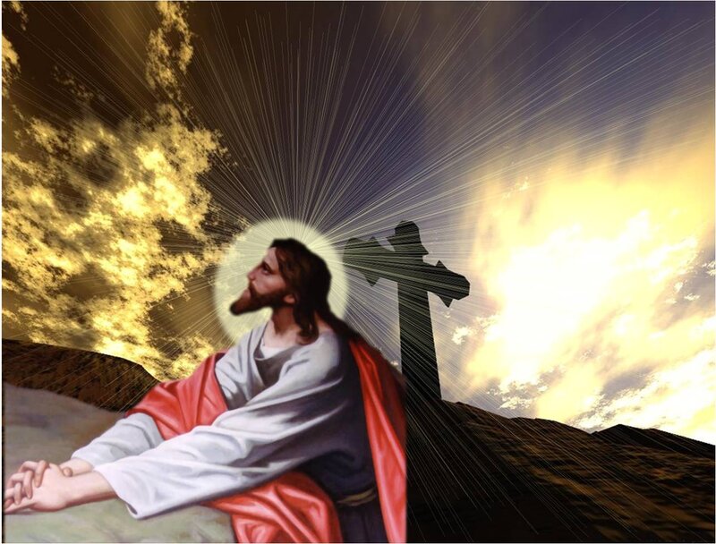 Jesus on a Hill — Gold