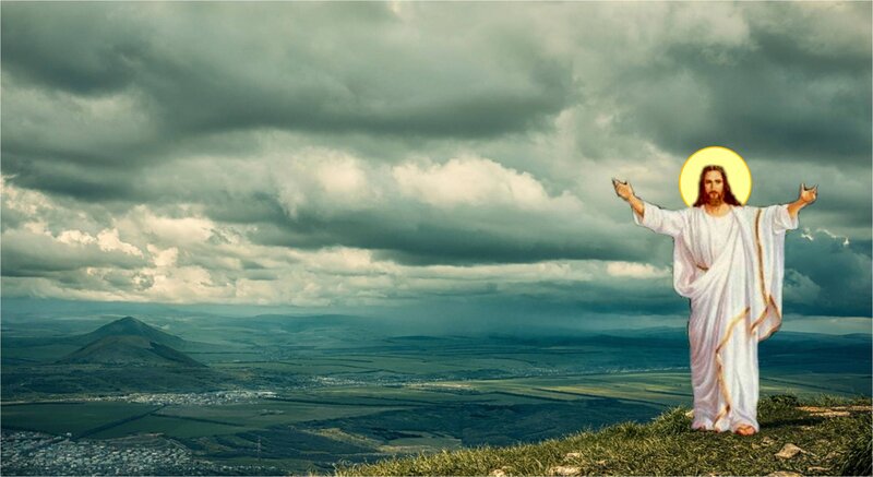 Jesus on a Hilltop