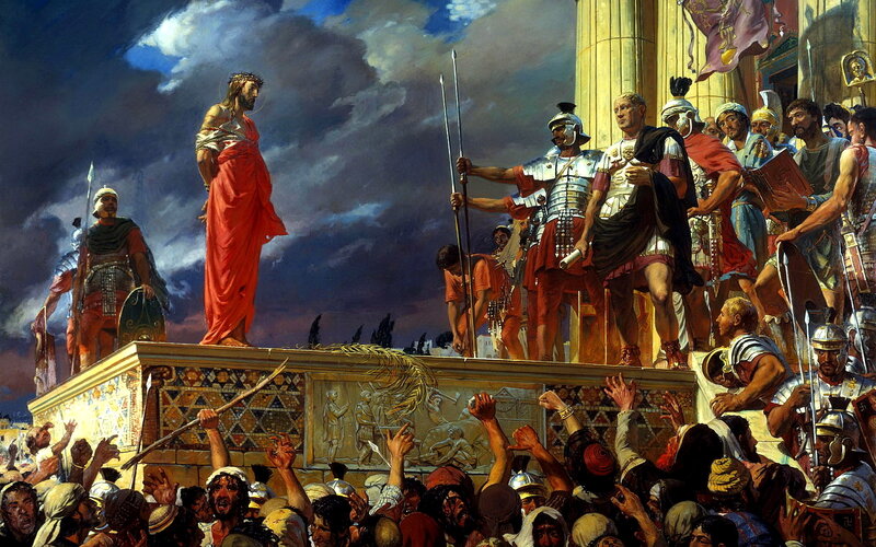Jesus on a Platform