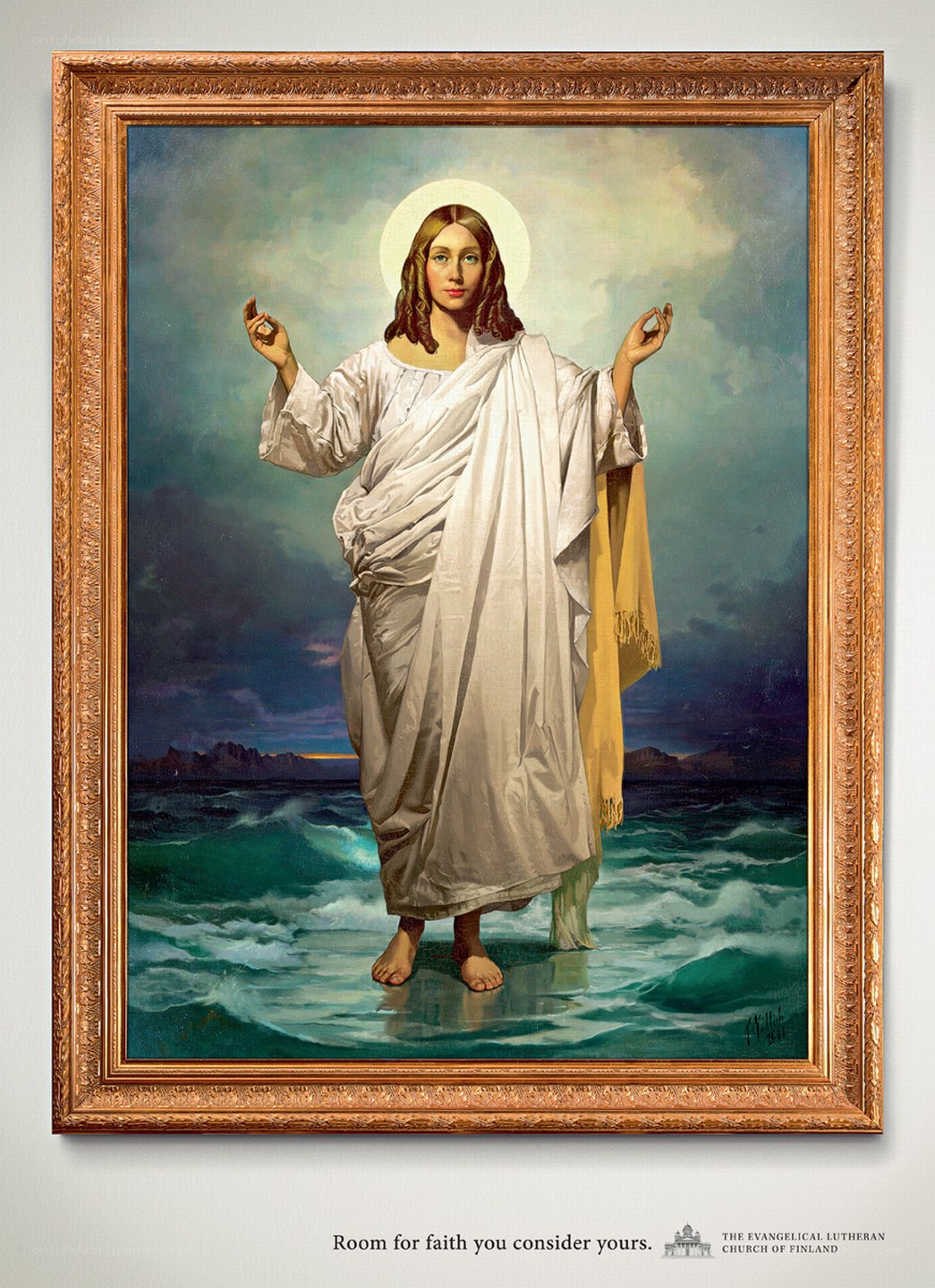 Jesus on the water