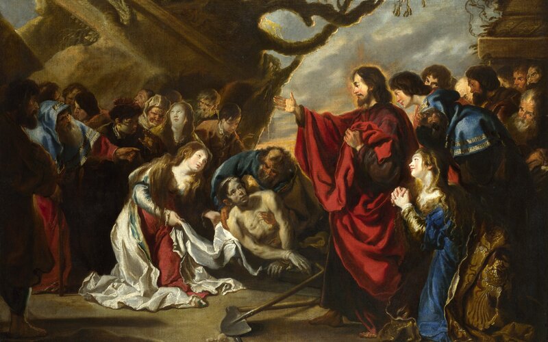 Jesus raises Lazarus from the dead