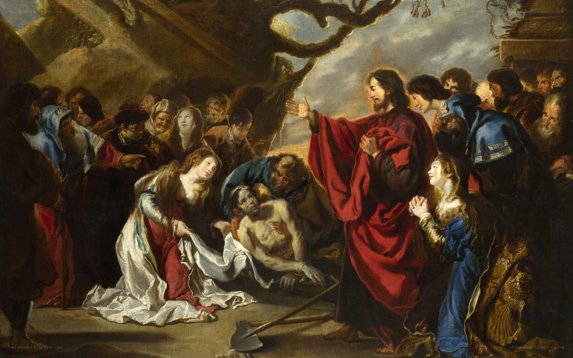 Jesus raises Lazarus from the dead