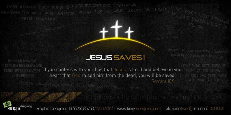 Jesus Saves Christian graphic