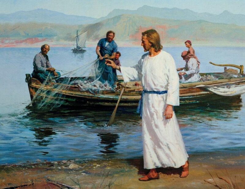 Jesus Speaking to Fishermen
