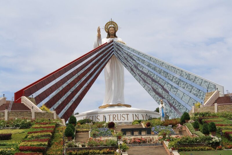 Jesus Statue with Wings