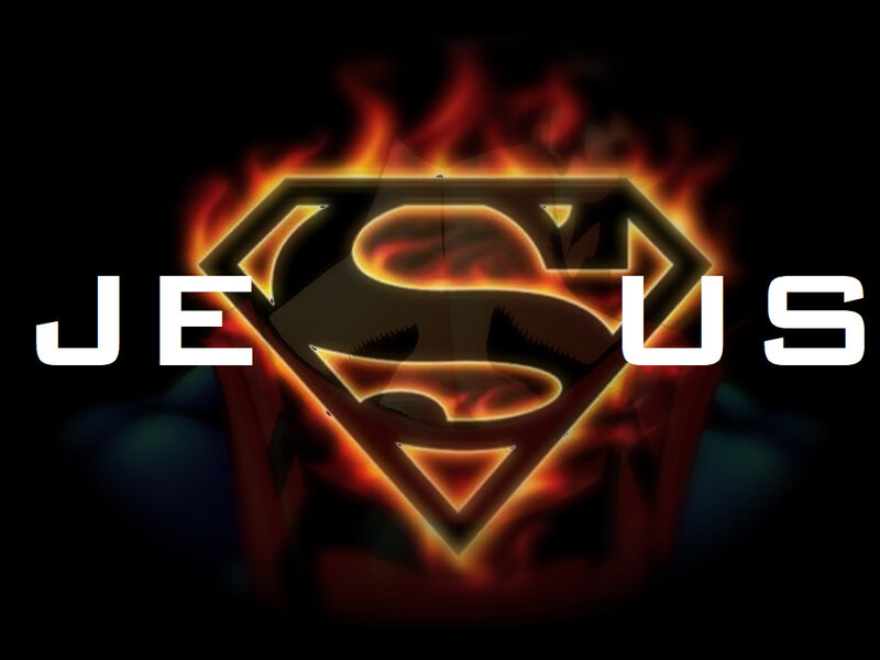 Jesus Superman logo